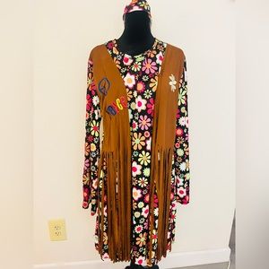 Funky disco costume (dress and headband)